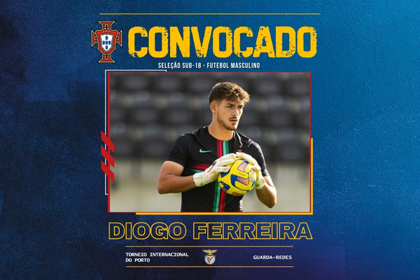 Diogo Ferreira convocado para a Seleção Nacional Sub-18